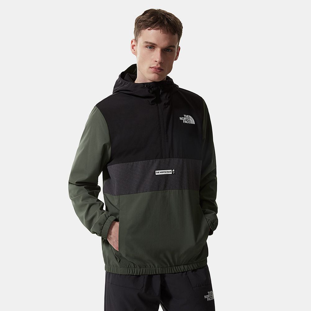 The North Face Insulated Jacket Mens Australia - The North Face Athletics Anorak Green Hiking (TXN-6